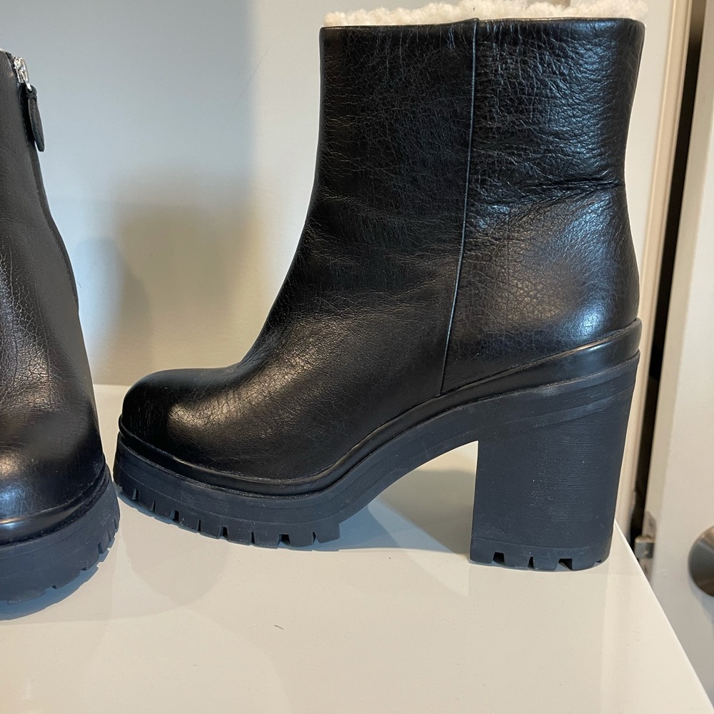 Rebecca Minkoff Milano Shearling booties | Sz 8.5 - Picture 3 of 8